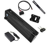 HJGHY Built-in Lithium Battery 36V 8Ah 10Ah 12Ah Folding Replaceable Battery 48V 15Ah 17.5Ah Replacement Batteries with Charger for Electric Bike,4 pin 36V14Ah