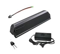 HJGHY Bullet Head,48V 13Ah, 48V 10.4Ah 13Ah 15Ah 17Ah Ebike Lithium Battery Pack 48 Volt Downtube Battery with Charger USB Port for Electric Bike Motor