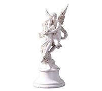 HJGHY Cupid and Psyche Statue, Greek-Roman Mythology Lovers Statue Home Decorations Gift for Living Room,White,36x14cm