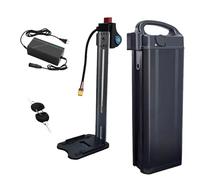 HJGHY Electric Bike Batteries 48V 10Ah 25Ah Li-ion Battery 52V 15Ah 20Ah Folding Lithium Battery for 350W-1300W Motor Kits with Charger and Handle,48V8Ah