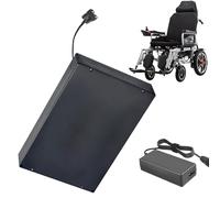 HJGHY Electric Mobility Scooter Battery 24 Volts Electric Wheelchair Battery 24V 10Ah 12Ah 15Ah Replacement Batteries with Charger for 50W-360W Motor,Black Anderson 24V12Ah