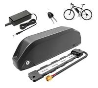 HJGHY Plug2,36V 15Ah, 36V 10Ah 13Ah 15Ah 18Ah Downtube Battery Lithium Batteries Pack 48V 10Ah 13Ah 15Ah 18Ah Electric Bike Lithium Battery with Charger for Ebike Motor
