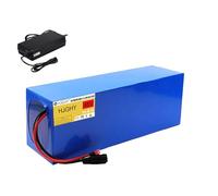 HJGHY T Plug,48V 12Ah, 48V 8Ah 10Ah 12Ah 15Ah Lithium Li-ion Battery 48V 20Ah 18Ah 25Ah Rechargeable Li-ion Batteries 48 Volt Lithium ion Battery Pack with Charger for 0-1200W Motor