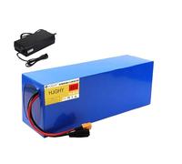 HJGHY XT90,48V 10Ah, 48V 8Ah 10Ah 12Ah 15Ah Lithium Li-ion Battery 48V 20Ah 18Ah 25Ah Rechargeable Li-ion Batteries 48 Volt Lithium ion Battery Pack with Charger for 0-1200W Motor