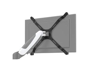 hjh OFFICE 802001 VESA Adaptor for 15-27 Inch Monitors without VESA Hole Pattern VM-A4 Steel Adapter Set Maximum Load 10 kg