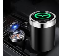 HJHYYHG Car Ashtrays, for Mazda 6 CX-5 CX-30 MX-5 Self Extinguishing Smokeless Ashtray Waterproof Multi-function Car Accessories,C