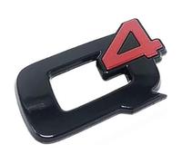 HJHYYHG Car Emblem Badge, for Alfa Romeo Q4 Badge Decals, Rear Trunk Badge, Front Bonnet Trunk, Car Body Decoration
