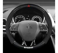 HJHYYHG Car Steering Wheel Cover, for Mitsubishi ASX Attrage Colt Eclipse eK X i-MiEV L200 Soft Antislip Breathable Steering Wheel Protector,A