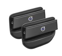 HJIAMIN Car Seat Side Pocket Organizer for Volvo C40 Recharge Pure Electric 2022-2024, Car Seat Storage Box Car Seat Organizer Console Side Pocket Storage Box,Bla-ck-1 PCS