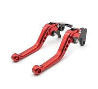 Hjiaodq Clutch Brake Lever Motorcycle Adjustable Brake Clutch Lever for MT09 for MT07 for FZ09 for FZ07 for MT-09 for MT-07 for MT 07 09 for T&Racer 700 900(Red 147mm)