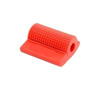 Hjiaodq Shifter Assembly Universal Motorcycle Shift Gear Lever Pedal Rubber Cover Antiskid Shoe Foot Peg Motorcycle Accessories(Red)