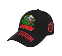 HJIOOP MF Rapper Dŏom Baseball Cap Fashion Curved Brim Baseball Cap Novelty 3D Print Graphic Trucker caps Adjustable Snapback Trucker hat Unisex Gift