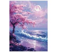 Hjjdiyes Diamond Painting Cherry Blossom Sea - DIY Diamond Painting Kits for Adults and Beginners, 5D Diamond Painting Set for Gift, Relaxation and Wall Decoration, 30 x 40 cm