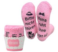 HJJMN Mum Socks Gifts, Please Do Not Disturb Mother's Day Gift Socks, Mum Birthday Gift Socks with Funny Saying, Christmas Gifts Socks from Daughter/Son for Women Retirees