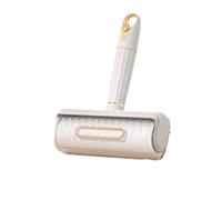 HJKBCLEH Large Lint Roller For Clothes Pet Hair Remover Jumbo Sticky Fabric Shaver With Gold Handle Refills(C1)