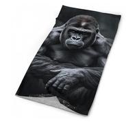 HJKBCV Winter Neck Warmer Gaiter Gorilla on The Ground Personalized Headwear Reusable Windproof Face Mask Cover Cold Weather Scarf for Men Women, Style, One size