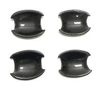 HJKDSZ ABS Car External Door Handle Catch Cover for Hyundai IX35 2010-2017 Exterior Bowl Protection Trim Sticker Exterior Door Handle Cover(Carbon)