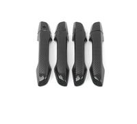 HJKDSZ Auto Accessories ABS Carbon Door Knob Protector Handle Frame Cover Car Exterior Trim for CR-V 5th 2017-2020 Exterior Door Handle Cover(B)