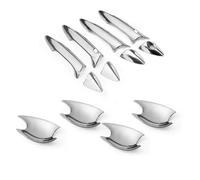HJKDSZ Car Door Handle Cover Exterior Trim Decoration Accessories ABS for Hyundai for Elantra 2011 2012-2016 Exterior Door Handle Cover(Chrome 4)