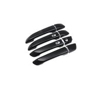 HJKDSZ for Isuzu D-MAX D MAX 2021 2022 Door Handle Bowl Protector Cover Trim Frame Carbon Fiber ABS Chrome Car Styling Auto Exterior Door Handle Cover(Style2)