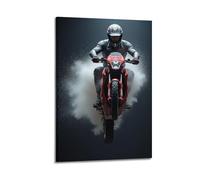 hjkhjt Lip Evasion Microsecond Spray Poster Wall Art Canvas Aesthetic Cover Painting for Living Room Bed Room 20x30inch(50x75cm) Frame-style