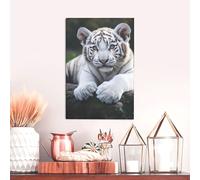 HJKJKKJ Canvas Painting 45x30 CM Wall Art for Living Room Cute little swan Decorative Painting Wall Decor Posters Abstract Hang Pictures Wall Paintings for Bedroom Office