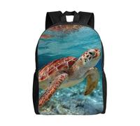 HJKJKKJ Travel Backpack for Women Men Sea Turtle in Water Daypack 15 inch Lightweight Computer Bag Casual Back Pack