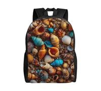 HJKJKKJ Travel Backpack for Women Men Shells on The Beach Daypack 15 inch Lightweight Computer Bag Casual Back Pack