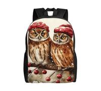 HJKJKKJ Travel Backpack for Women Men Two Brown Owls Daypack 15 inch Lightweight Computer Bag Casual Back Pack