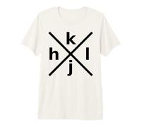 hjkl Design for Programmers Using vi/Vim - Black Graphic Premium T-Shirt