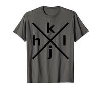 hjkl Design for Programmers Using vi/Vim - Black Graphic T-Shirt