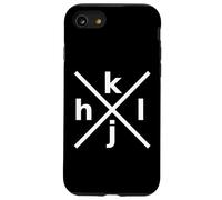 hjkl Design for Programmers Using vi/Vim - White Graphic Case for iPhone SE (2020) / 7/8