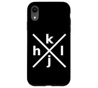 hjkl Design for Programmers Using vi/Vim - White Graphic Case for iPhone XR