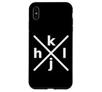 hjkl Design for Programmers Using vi/Vim - White Graphic Case for iPhone XS Max