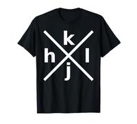 hjkl Design for Programmers Using vi/Vim - White Graphic T-Shirt