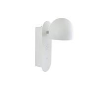 HJLJKG 9W LED Wall Light, 3000K-6000K Stepless Dimming Smart Wall Sconces with Voice Control 350° Rotatable Bedroom Wall Lamp Lighting Fixture for Living Room Stairs Bedside,Gray (Color : White)