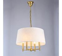 HJLJKG Chandelier All Copper Luxury lamp Living Room 2021 Chandelier Dining Room Staircase Decoration Study Room Home Lighting (Body Color : White),Light