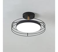 HJLJKG Chandelier, and round boom Semi Flush Mount Ceiling Light Fixture High light transmittance acrylic lampshade indoor Ceiling Lamp Easy to install Ceiling Lighting For the living room bar