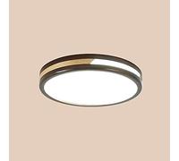 HJLJKG Chandelier, Chinese Style Solid Wood Frame Indoor LED Flush Mount Ceiling Light Center Hollowing Ideas Ceiling Lamp Cold Light, Warm Light, Neutral Light, Three Colors Adjustable Ceiling
