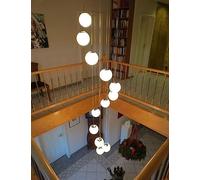 HJLJKG Chandelier, Farmhouse Chandelier, Lantern Pendant Light, Industry Foyer Ceiling Lighting Fixture,12-Lights, V-intage Openwork Cage Hanging Light for Kitchen Island Dining Room,Stairwell