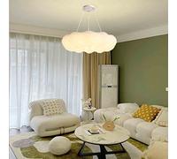 HJLJKG Chandelier,Led Ceiling Lights Compatible with Living Room, Pumpkin Ceiling Lampshades White Led Chandelier Compatible with Dining Room Children Bedroom Living Room Learning - Decorative