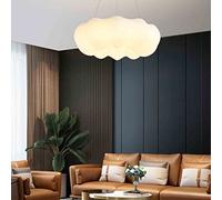 HJLJKG Chandelier,Led Ceiling Lights Compatible with Living Room, Pumpkin Ceiling Lampshades White Led Chandelier Compatible with Dining Room Children Bedroom Living Room Learning - Decorative