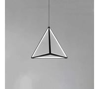HJLJKG Chandelier, Nordic LED Chandelier Geometric Three-Dimensional Pendant Light Triangle Frame Villa Ceiling Light Fixture for Kitchen Island Dining Room Bedroom Hallway Bar Living Room Hanging
