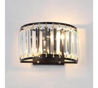 HJLJKG Crystal Wall Sconces Crystal Wall Lights Indoor Luxury Wall Mount Lamp Bathroom Vanity Light Fixture Indoor Luxury Wall Lamp for Living Room Bedroom Hallway