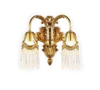 HJLJKG European Antique Wall Luxury Decoration Crystal Double Head Wall,Wall lamp