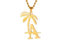 HJLJKG Girls accessories 925 Sterling Silver Coconut Pendant Hawaii Beach Vocation, Palm Tree Necklaces For Women, Tropical Necklace