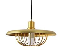HJLJKG Hanging Lamp, Pumpkin Chandelier - Single-Head Metal Cage Chandelier Personality Bar Restaurant Bedroom Decoration Lamp Coffee Shop Homestay Bar Lighting Fixture E27 Lamp Holder(45cm)