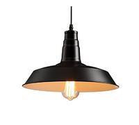 HJLJKG Hanging Lamp, Retro Single Head Ceiling Pendant Light Creative Wrought Iron Hanging Suspension Lamp E27 Restaurant Droplight Bedroom Llighting Chandelier Adjustable Loft Island Lights Lighting