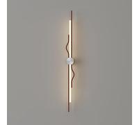 HJLJKG Metal Linear, LED Bathroom Vanity Strip Lamp, 3 Color Mode Mounted Lights for Bedroom Bedside Hallway Living Room Indoor Wall Lighting Fixture