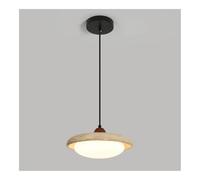 HJLJKG Natural Stone Disc Chandelier, Nordic Glass Hanging Lamp for Dining Room, Bar, Corridor, Balcony(Warm Light)